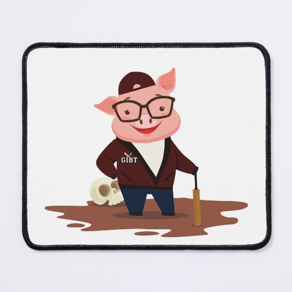Cricket Pig Mouse Pad