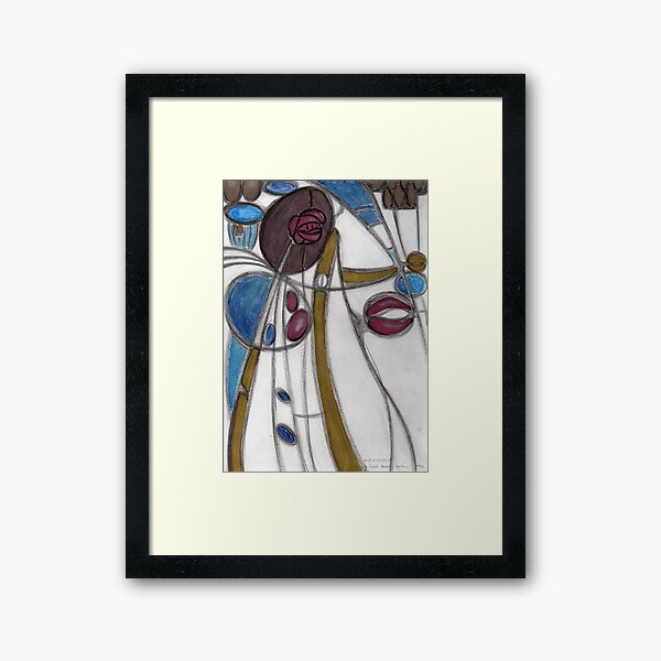 Mackintosh roses Framed Art Print