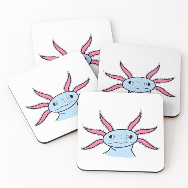 Item preview, Cute Axolotl (Light Blue Version) designed and sold by HeyJackItsSteve.