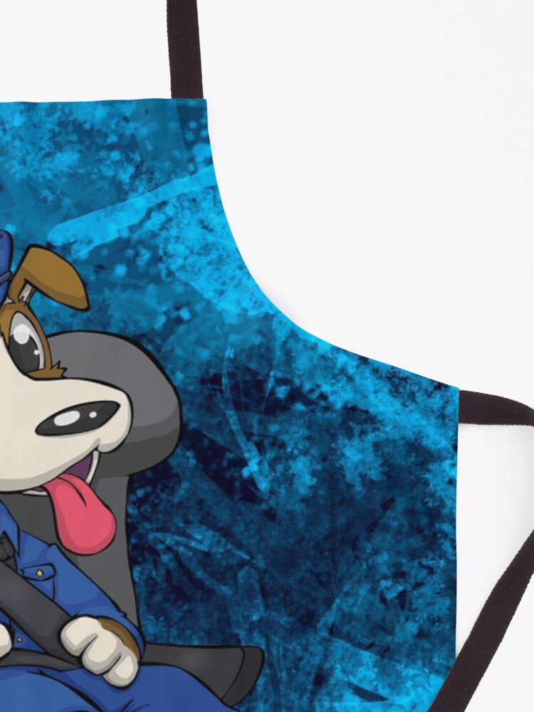 Alternate view of Hustle and Buckle with Officer Chuckle Apron