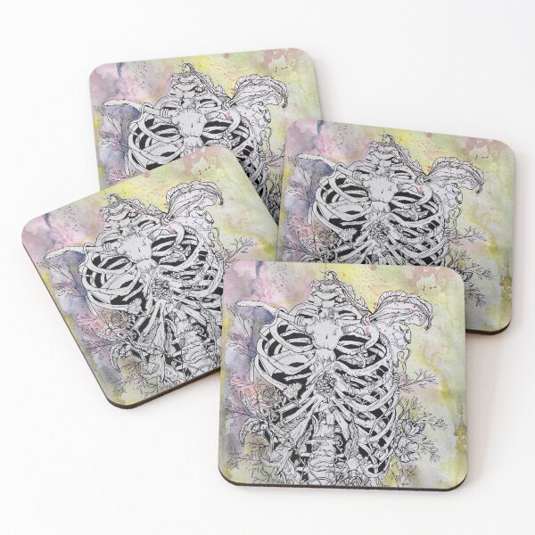 Item preview, Rib Cage & Florals designed and sold by Alweldner.