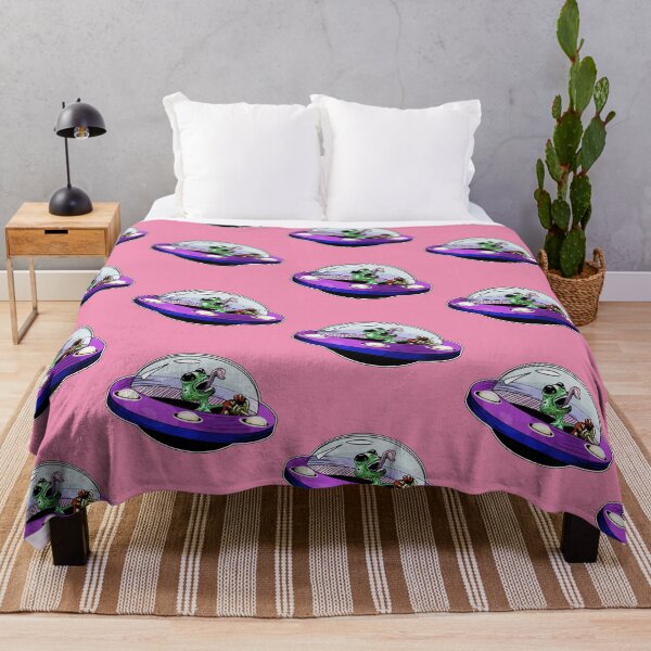 Item preview, Laughing Space Alien in a UFO spaceship  designed and sold by iduzarts.