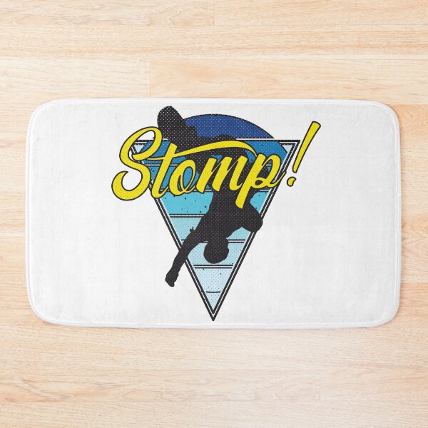 Item preview, Stomp! Retro Sunset Snowboarder designed and sold by JordanHolmes.