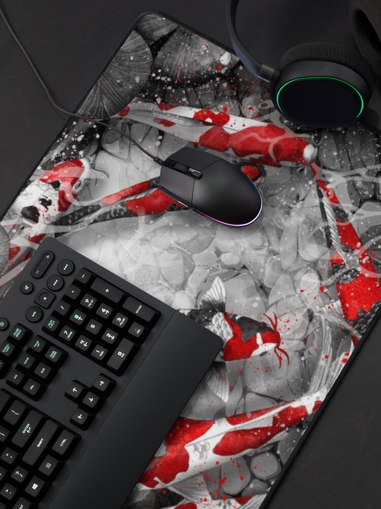 Thumbnail 4 of 5, Mouse Pad, Nine Kois designed and sold by marineloup-art.
