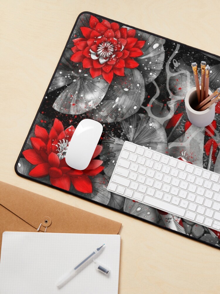 Mouse Pad, Nine Kois designed and sold by marineloup-art