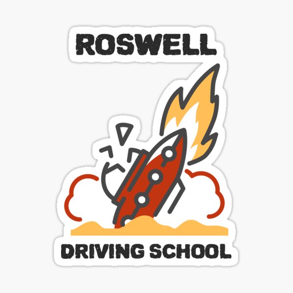 Item preview, Roswell Driving School designed and sold by LidaRayArt.
