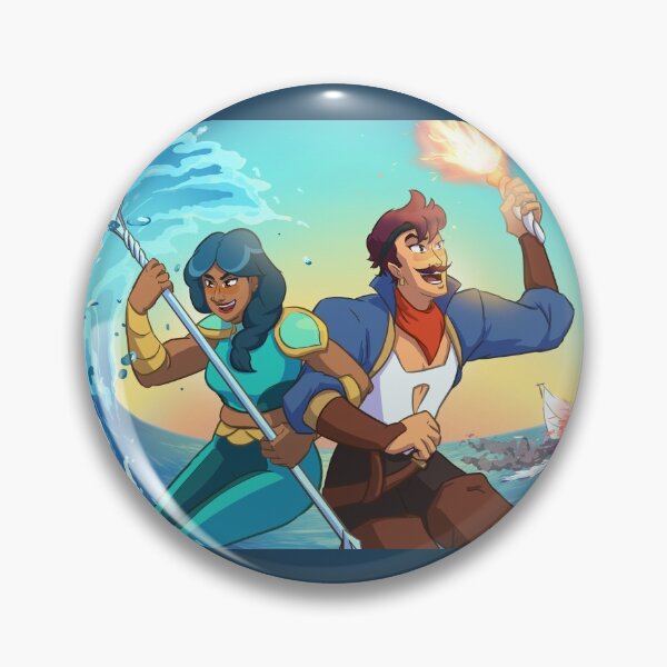 Item preview, The Water Princess and the Pyromaniac designed and sold by kryptocow.