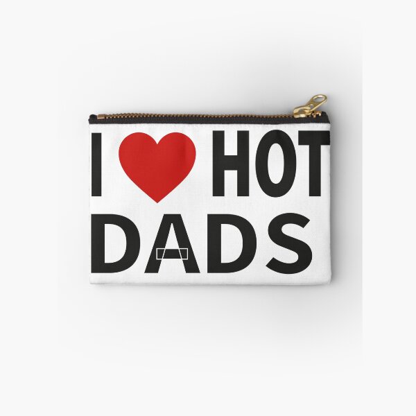 Item preview, I Love Hot Dads Sticker,t-shirt designed and sold by Momo Shop.