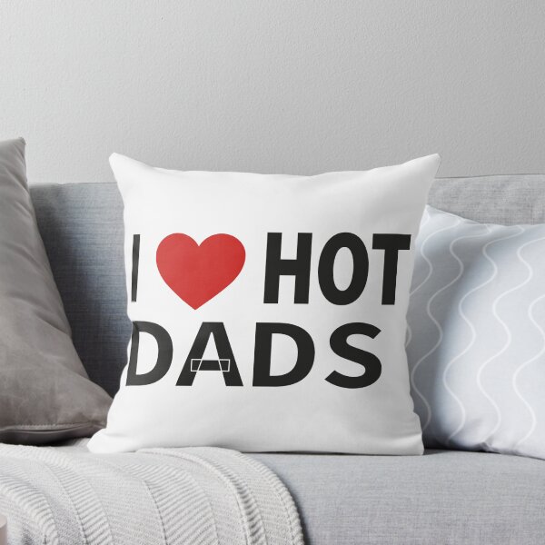 Item preview, I Love Hot Dads Sticker,t-shirt designed and sold by Momo Shop.