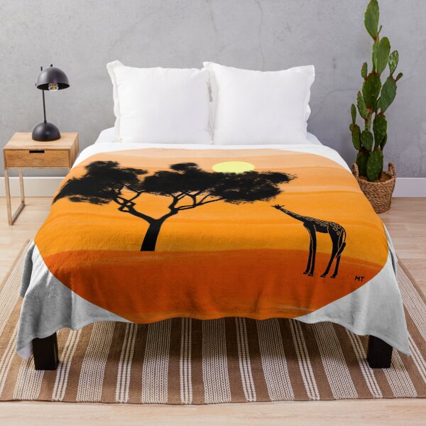 Item preview, Giraffe Sunset - Orange designed and sold by monitdesign.