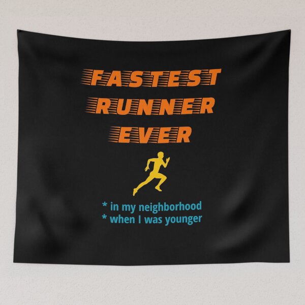 Item preview, Fastest Runner Ever Joke Humor designed and sold by artfulnotebook.