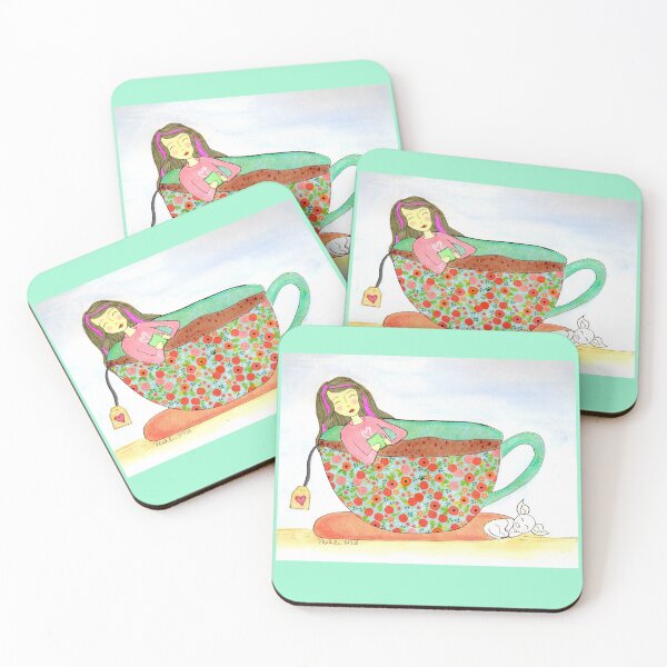 Item preview, Teatime with Eva & Mahli designed and sold by Mahli's  Artful Whimsy.