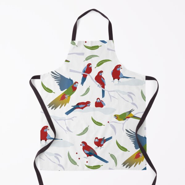 Item preview, Crimson Rosellas in the Snow designed and sold by Colour Angel by KV.