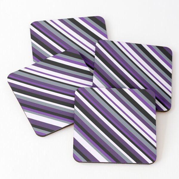 Item preview, Ace Flag Inspired Diagonal Stripes designed and sold by yukichi42.