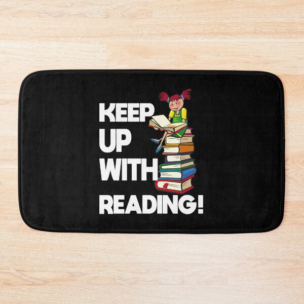 Item preview, Keep up with reading - girl reading books designed and sold by Rsagur12.