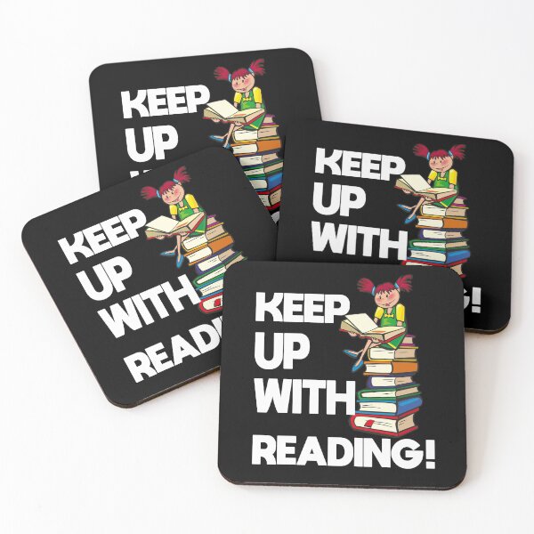 Item preview, Keep up with reading - girl reading books designed and sold by Rsagur12.