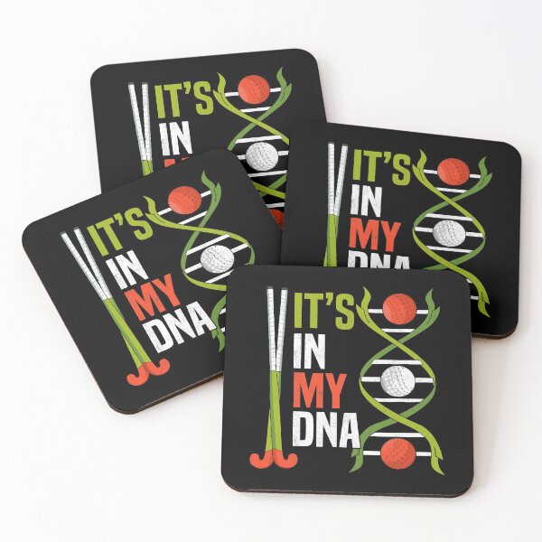 Item preview, ITS IN MY DNA Sports Field Hockey Player designed and sold by Printed-Memes.