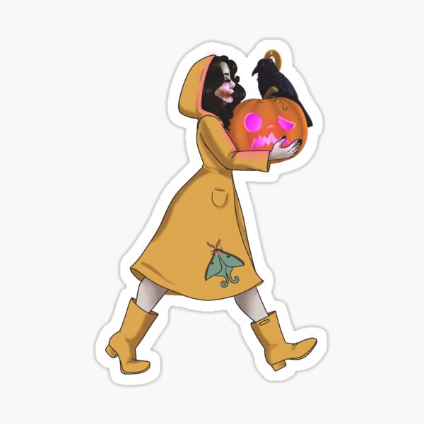 Spooky Cassandra Sticker For Sale By Gagamina Redbubble 