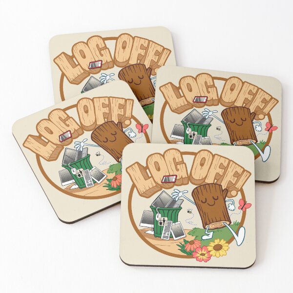 Item preview, Log Off ~ Go Outside Log designed and sold by ctkrstudio.