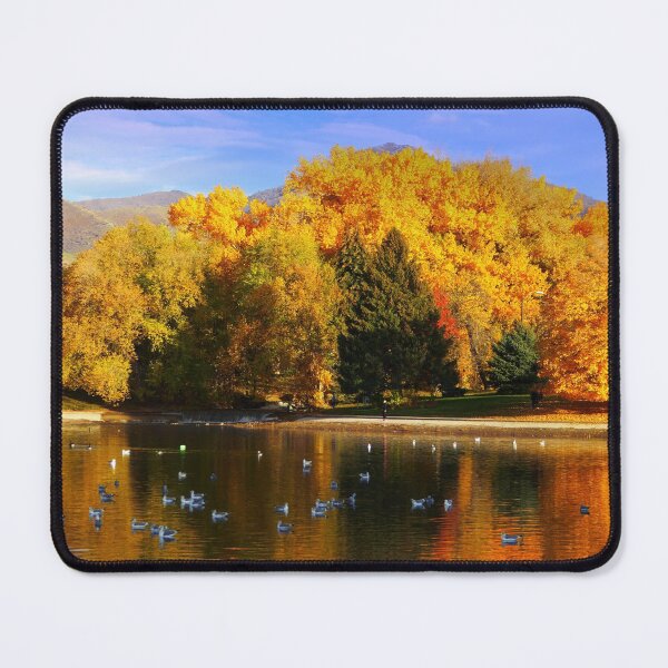 Item preview, Autumn afternoon by the duck pond designed and sold by Shiva77.