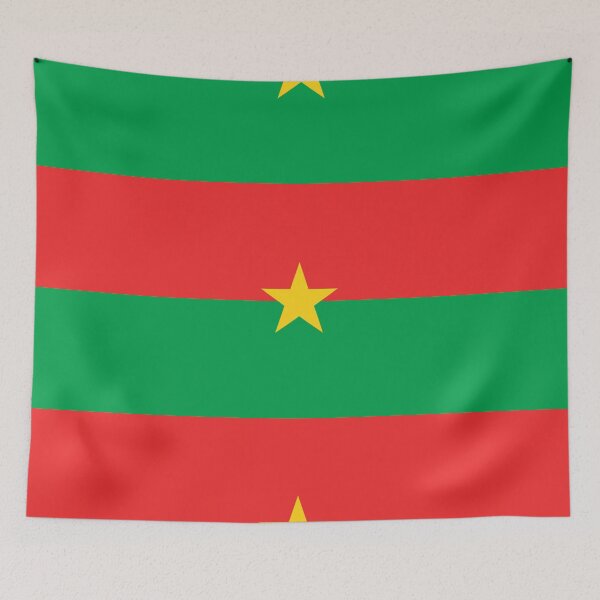 Item preview, Burkina Faso Flag designed and sold by WorldFlagCo.
