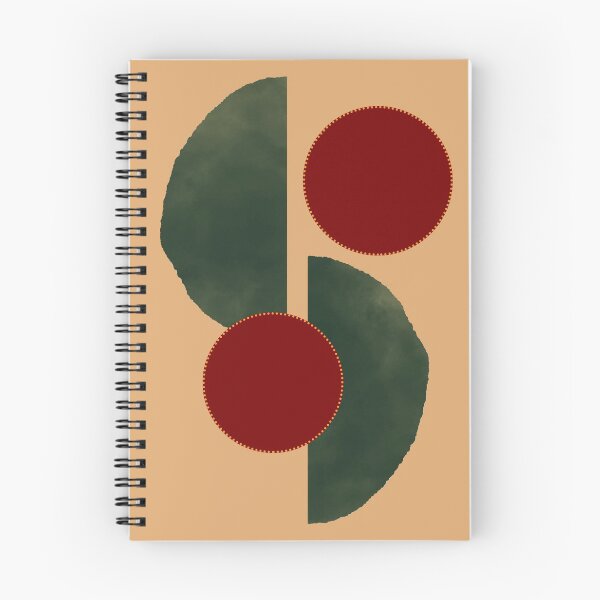 Item preview, Christmas Abstract Suns and Half Moons designed and sold by CatByDesign.