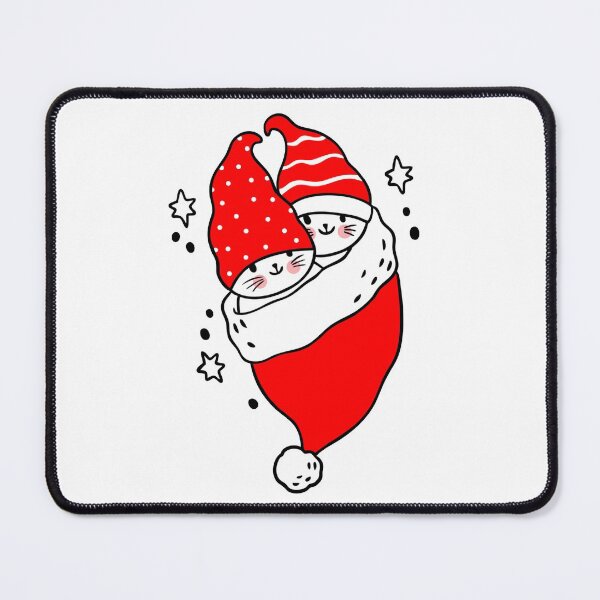 Item preview, Christmas Cats in Santa Hat  designed and sold by Pinkmagenta.