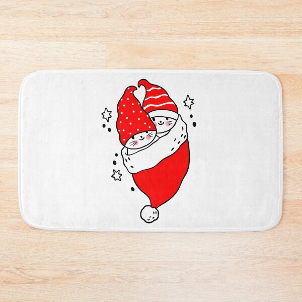 Item preview, Christmas Cats in Santa Hat  designed and sold by Pinkmagenta.