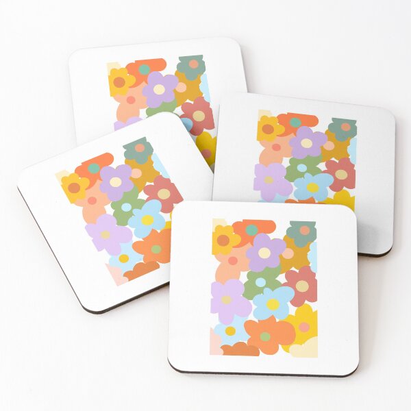 Item preview, puffy flower collage designed and sold by abby cartwright.