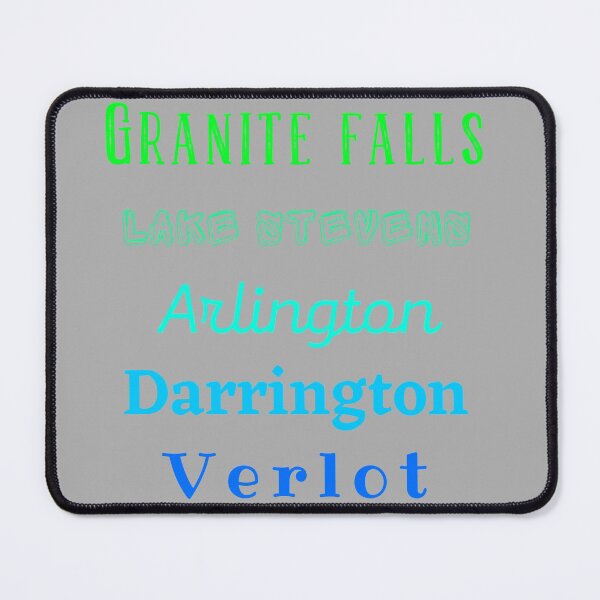 Item preview, Granite Falls, Lake Stevens, Arlington, Darrington, Verlot Design designed and sold by Constant Readers.