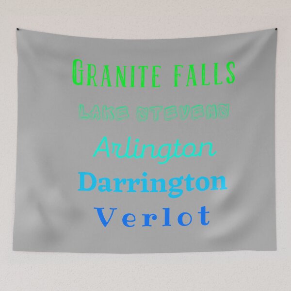 Item preview, Granite Falls, Lake Stevens, Arlington, Darrington, Verlot Design designed and sold by Constant Readers.