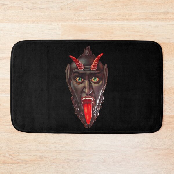 Item preview, Krampus face (on black) designed and sold by DotorEaon.