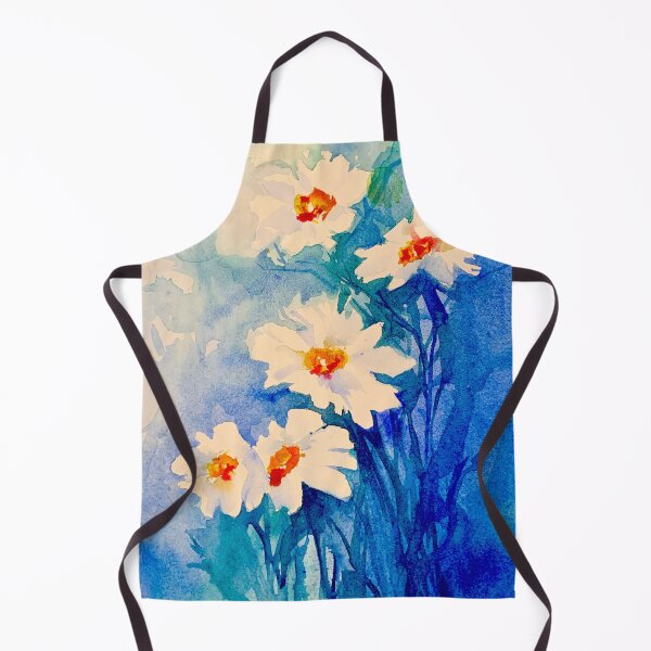 Item preview, Blue Daisey Watercolor Floral Bouquet designed and sold by JacquelineJax.