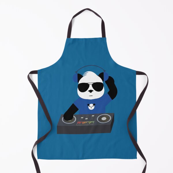 Item preview, Dj Panda with blue shirt designed and sold by Dalevalart.
