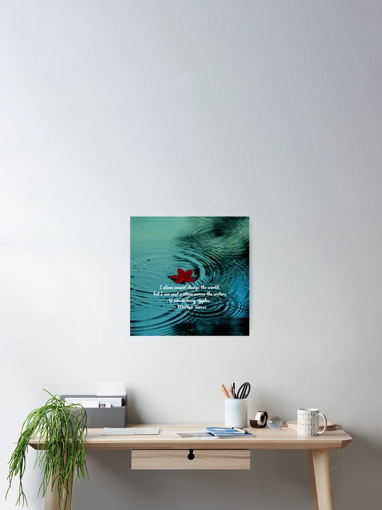 Thumbnail 2 of 3, Poster, Create Many Ripples designed and sold by Emilyromrell.