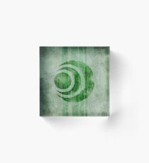 Legend of Zelda - Farore's Pearl Weathered Acrylic Block