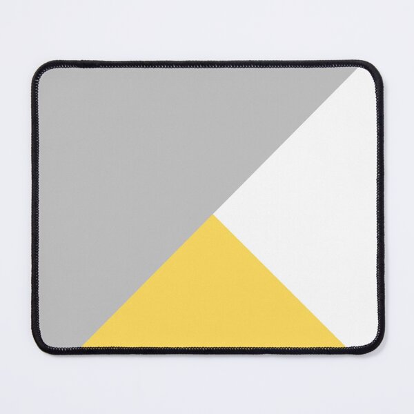 Item preview, Tricolor Silver Gray Mustard Yellow And White designed and sold by rewstudio.