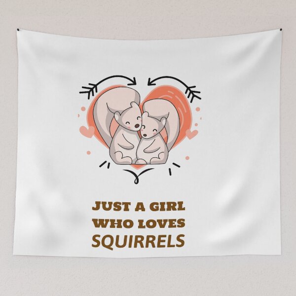 Item preview, Just a girl who loves squirrels designed and sold by Mechanical-Artt.