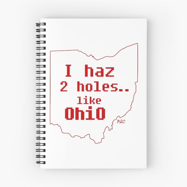 Item preview, I haz 2 holes.. like OhiO designed and sold by PollysCracker.