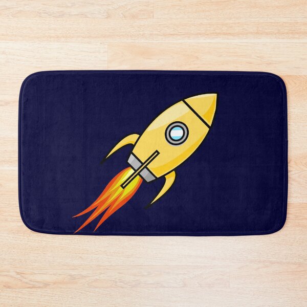 Item preview, Mustard Yellow Spaceship designed and sold by rewstudio.