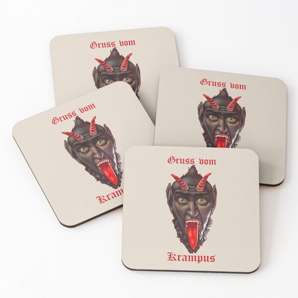 Item preview, Gruss vom Krampus (on cream) designed and sold by DotorEaon.