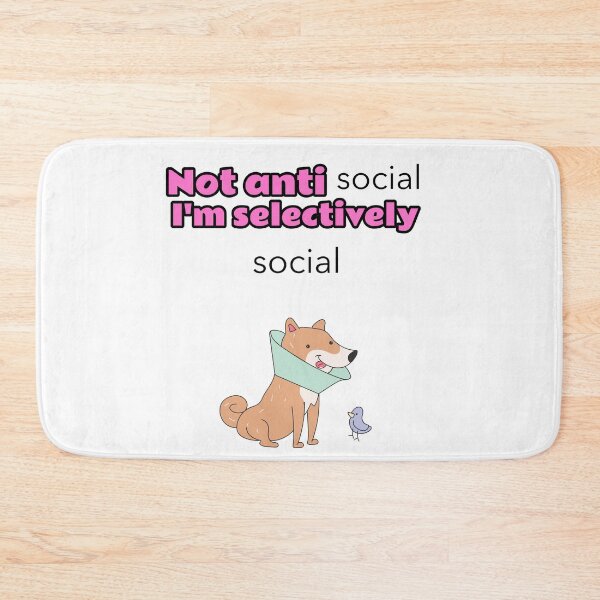 Item preview, Not antisocial I'm selectively social designed and sold by Mechanical-Artt.