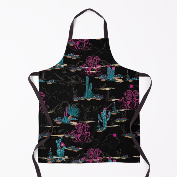 Item preview, Punchy Black and Pink Vintage Cactus and Cowgirl designed and sold by Wild Grace Design Studios.