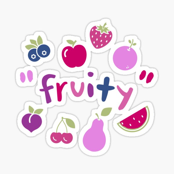Subtle Bi Fruity Sticker