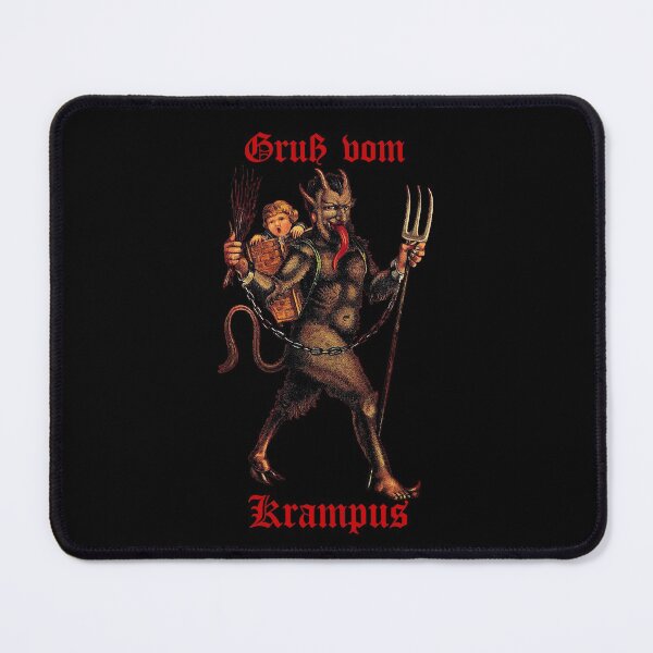 Item preview, Gruß vom Krampus (2) (on black) designed and sold by DotorEaon.