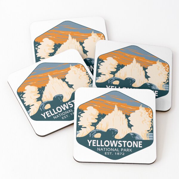 Item preview, Grotto Geyser in Yellowstone National Park designed and sold by Home-Spirit.