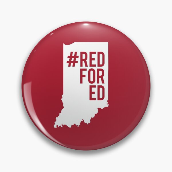 Item preview, Red For Ed Indiana Teacher designed and sold by corbrand.