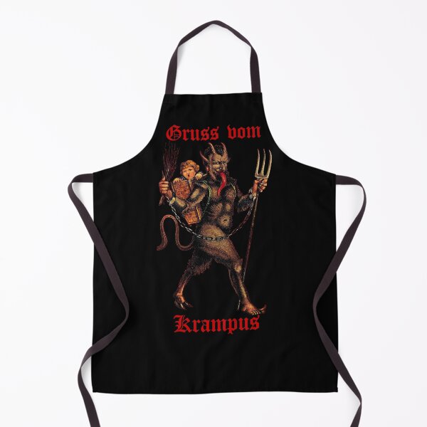 Item preview, Gruss vom Krampus (3) (on black) designed and sold by DotorEaon.