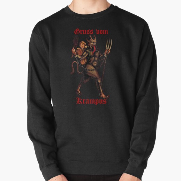 Item preview, Gruss vom Krampus (3) (on black) designed and sold by DotorEaon.