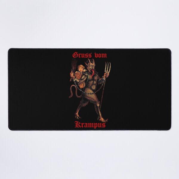 Item preview, Gruss vom Krampus (3) (on black) designed and sold by DotorEaon.